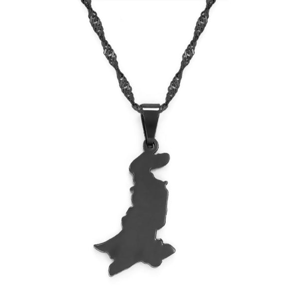 Pakistan Map Necklace