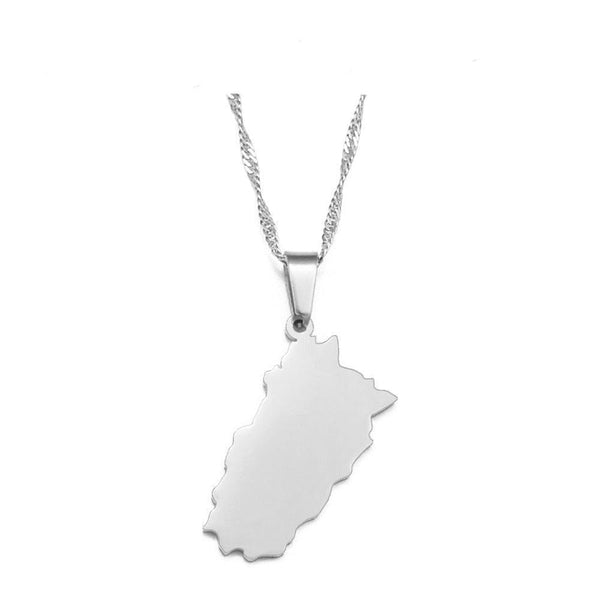 Pakistan Map Necklace