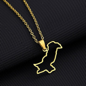 Pakistan Map Necklace