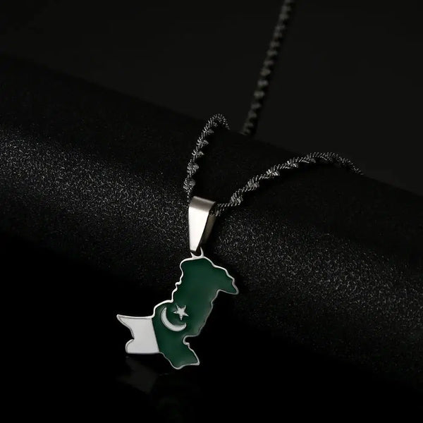 Pakistan Map Necklace