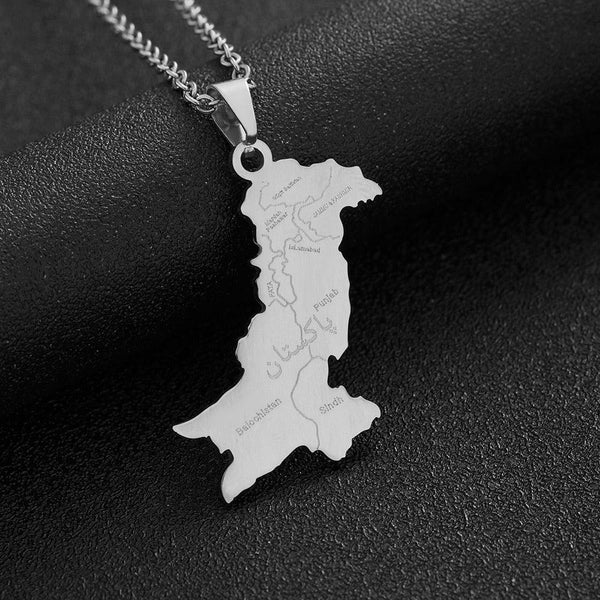 Pakistan Map Necklace