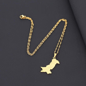 Pakistan Map Necklace