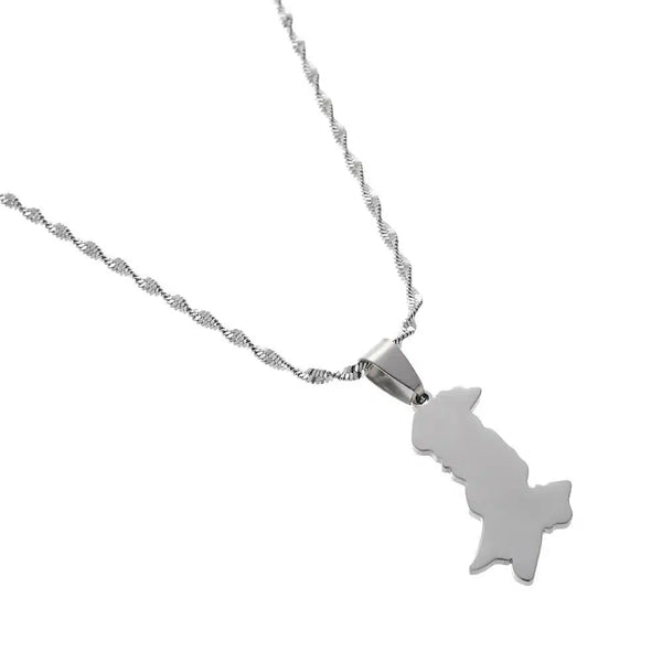 Pakistan Map Necklace