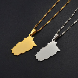 Pakistan Map Necklace