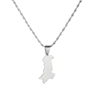 Pakistan Map Necklace