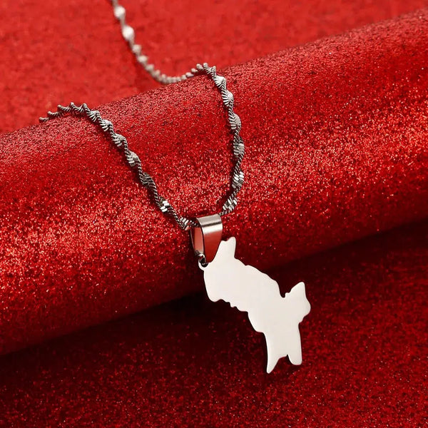 Pakistan Map Necklace