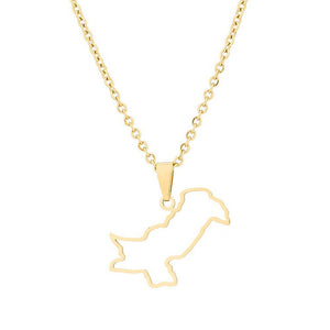 Pakistan Map Necklace