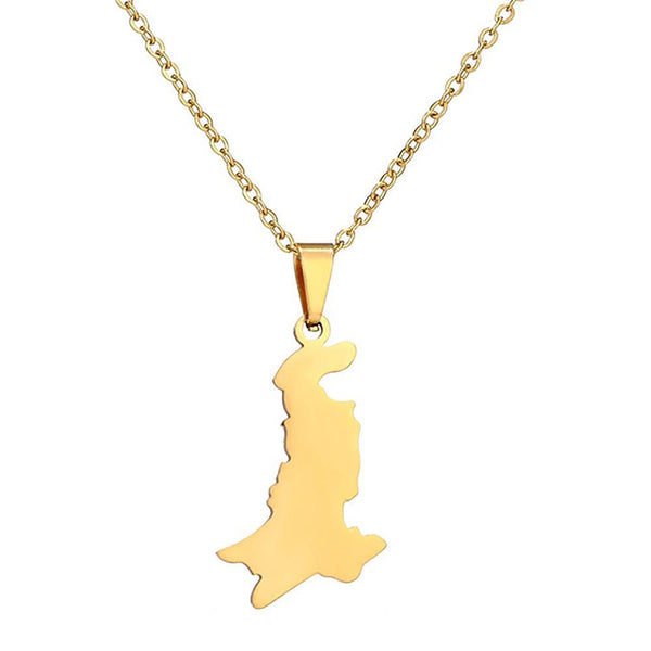 Pakistan Map Necklace