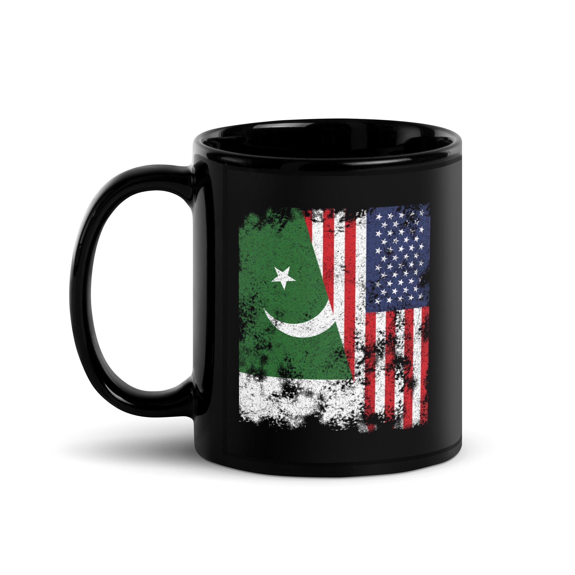 Pakistan USA Flag - Half American Mug