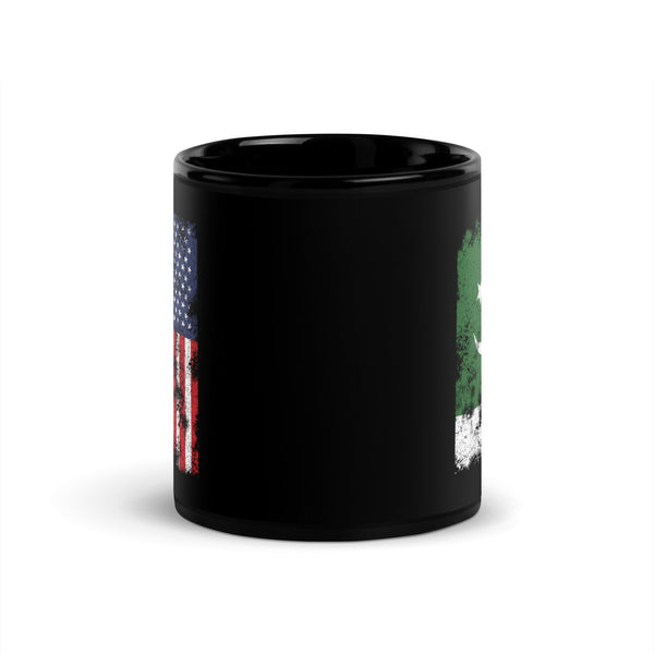 Pakistan USA Flag - Half American Mug