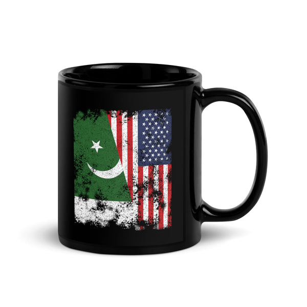 Pakistan USA Flag - Half American Mug