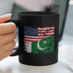 Pakistan USA Flag Mug