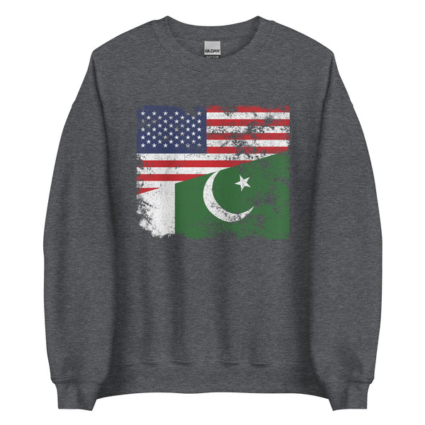 Pakistan USA Flag Sweatshirt