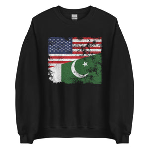 Pakistan USA Flag Sweatshirt