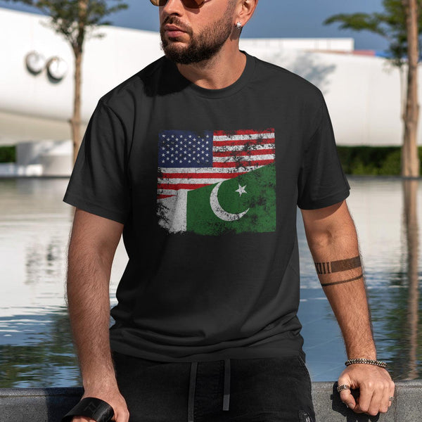 Pakistan USA Flag T-Shirt