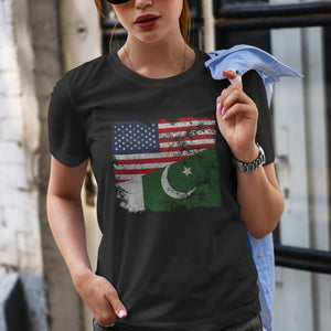 Pakistan USA Flag T-Shirt