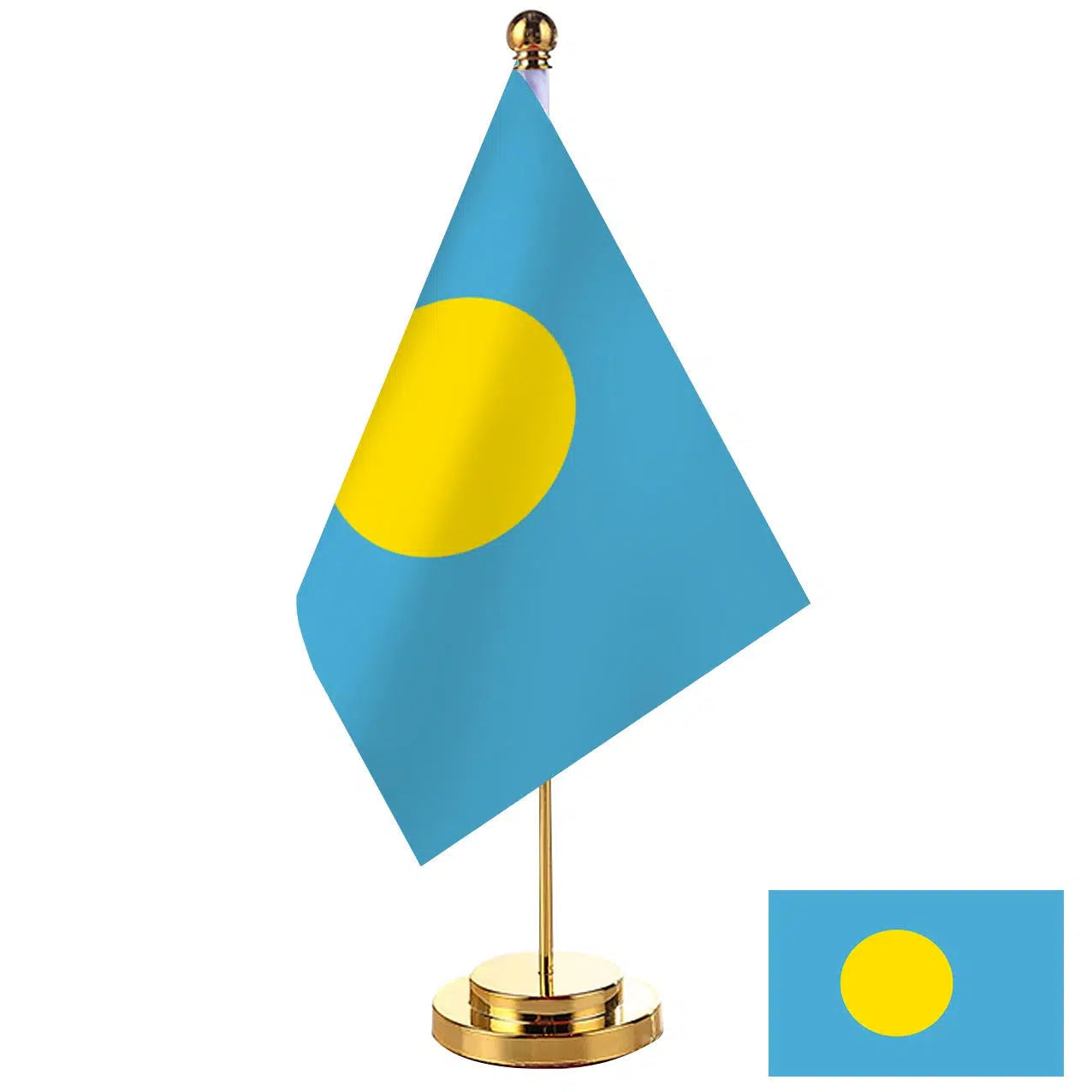 Palau Desk Flag - Small Office Table Flag