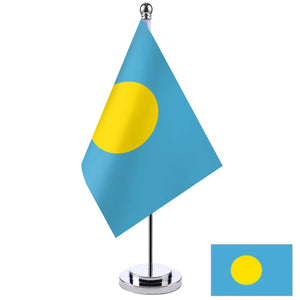 Palau Desk Flag - Small Office Table Flag