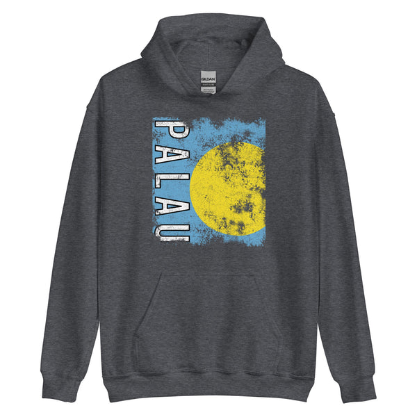 Palau Flag - Distressed Flag Hoodie