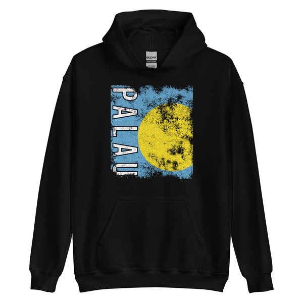 Palau Flag - Distressed Flag Hoodie