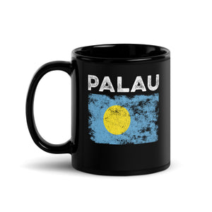 Palau Flag Distressed - Palauan Flag Mug