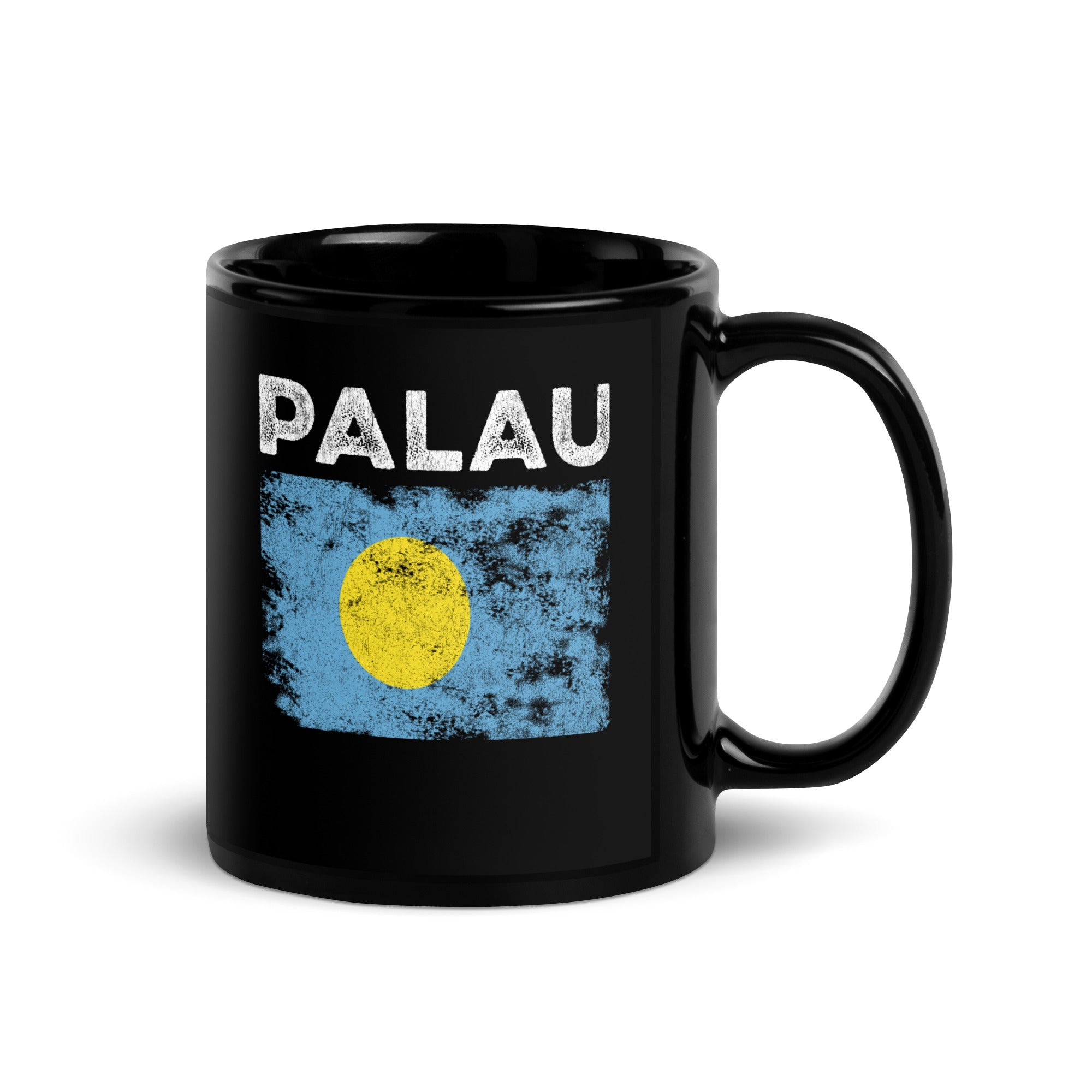 Palau Flag Distressed - Palauan Flag Mug