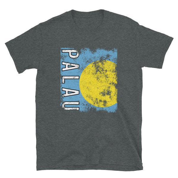 Palau Flag Distressed T-Shirt