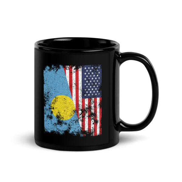 Palau USA Flag - Half American Mug