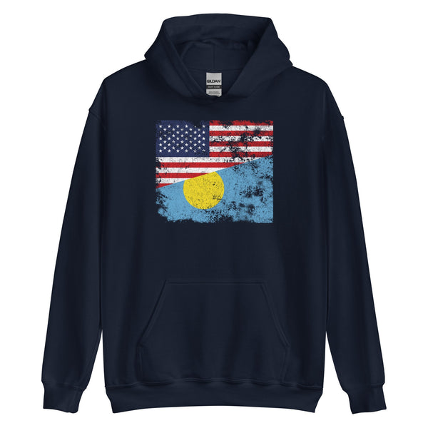 Palau USA Flag Hoodie