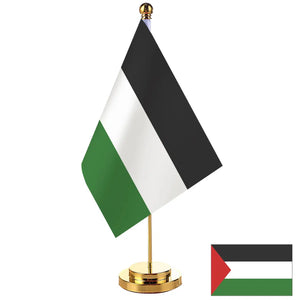 Palestine Desk Flag - Small Office Table Flag