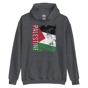 Palestine Flag - Distressed Flag Hoodie