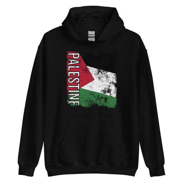 Palestine Flag - Distressed Flag Hoodie