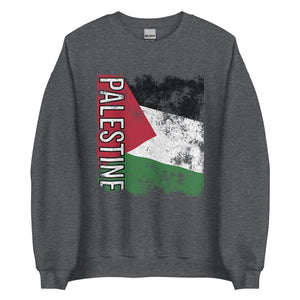 Palestine Flag - Distressed Flag Sweatshirt