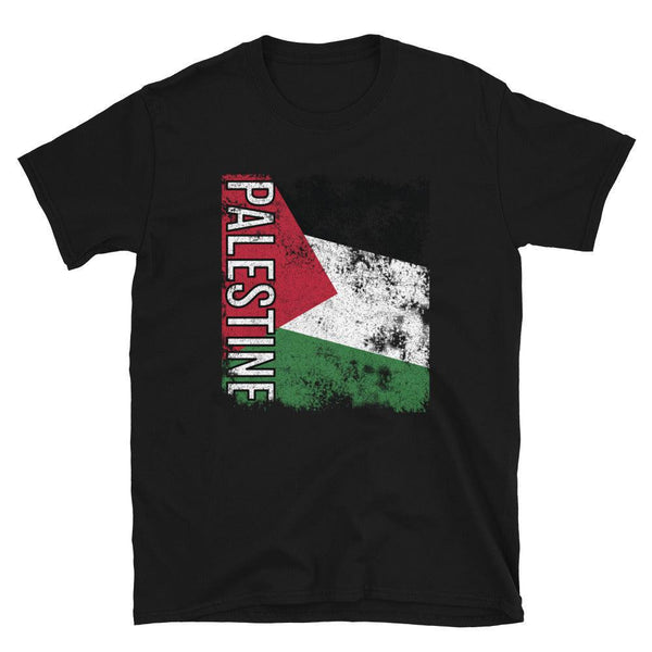Palestine Flag Distressed T-Shirt