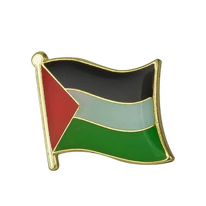Palestine Flag Lapel Pin - Enamel Pin Flag