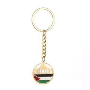 Palestine Flag Map Keychain Collection