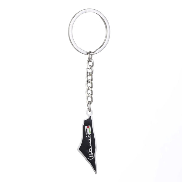 Palestine Flag Map Keychain Collection