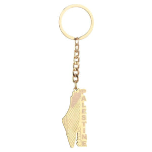 Palestine Flag Map Keychain Collection