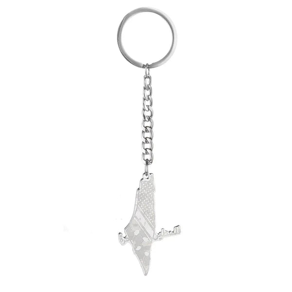 Palestine Flag Map Keychain Collection