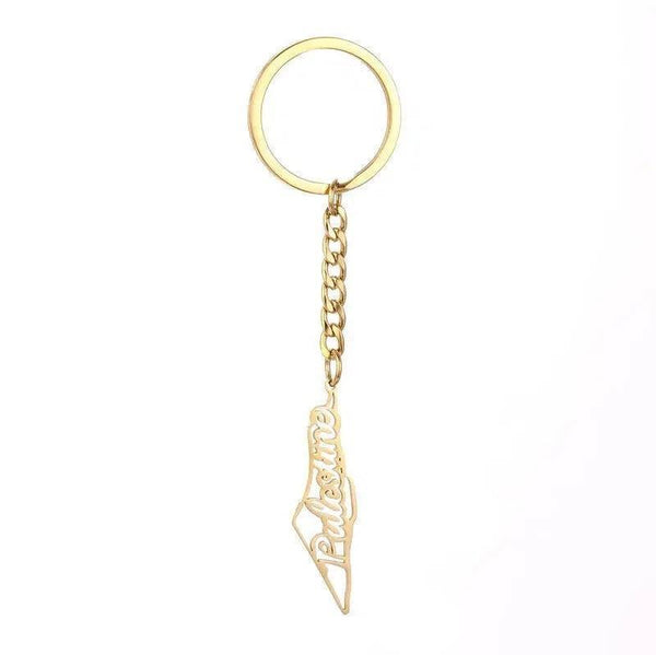 Palestine Flag Map Keychain Collection