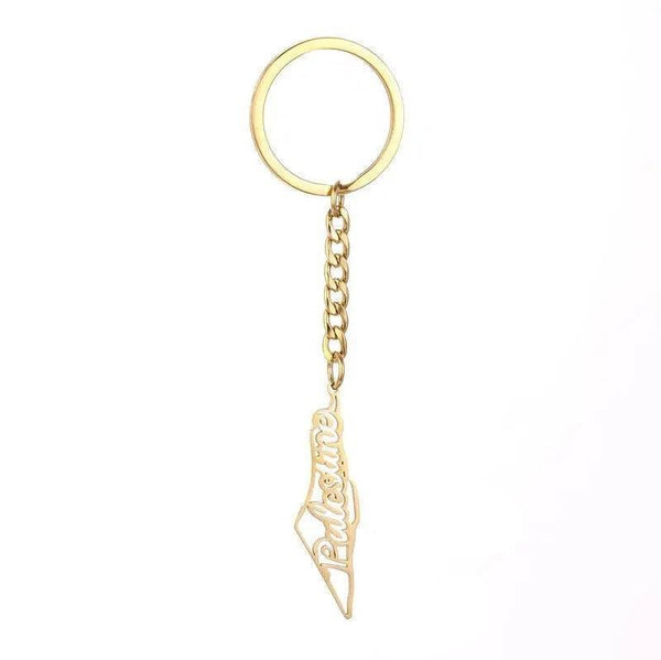 Palestine Flag Map Keychain Collection
