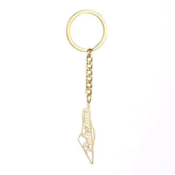 Palestine Flag Map Keychain Collection
