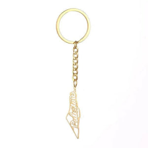 Palestine Flag Map Keychain Collection