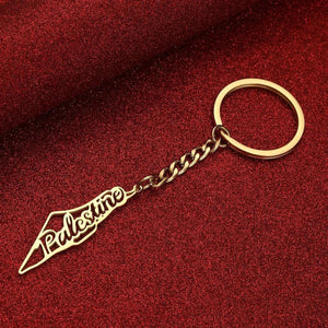 Palestine Flag Map Keychain Collection