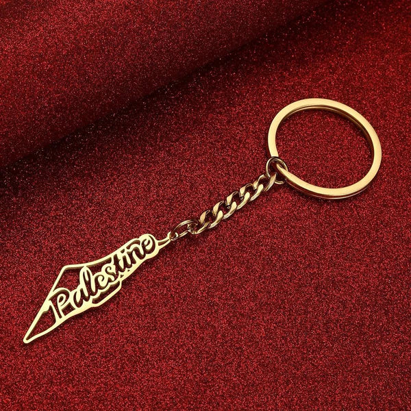 Palestine Flag Map Keychain Collection
