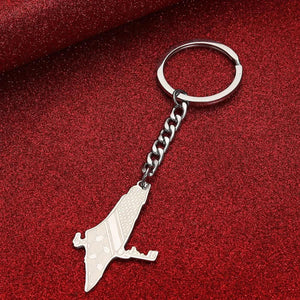 Palestine Flag Map Keychain Collection