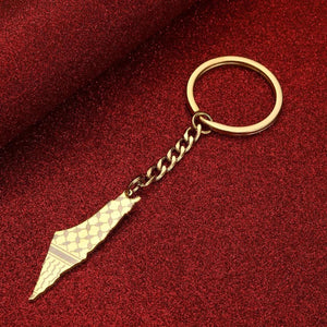 Palestine Flag Map Keychain Collection