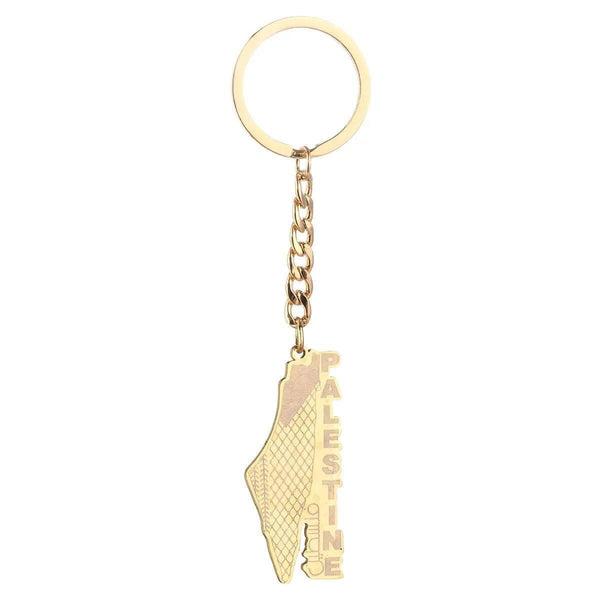 Palestine Flag Map Keychain Collection