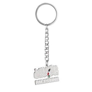 Palestine Flag Map Keychain Collection