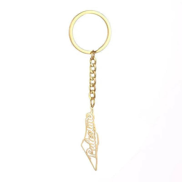 Palestine Flag Map Keychain Collection